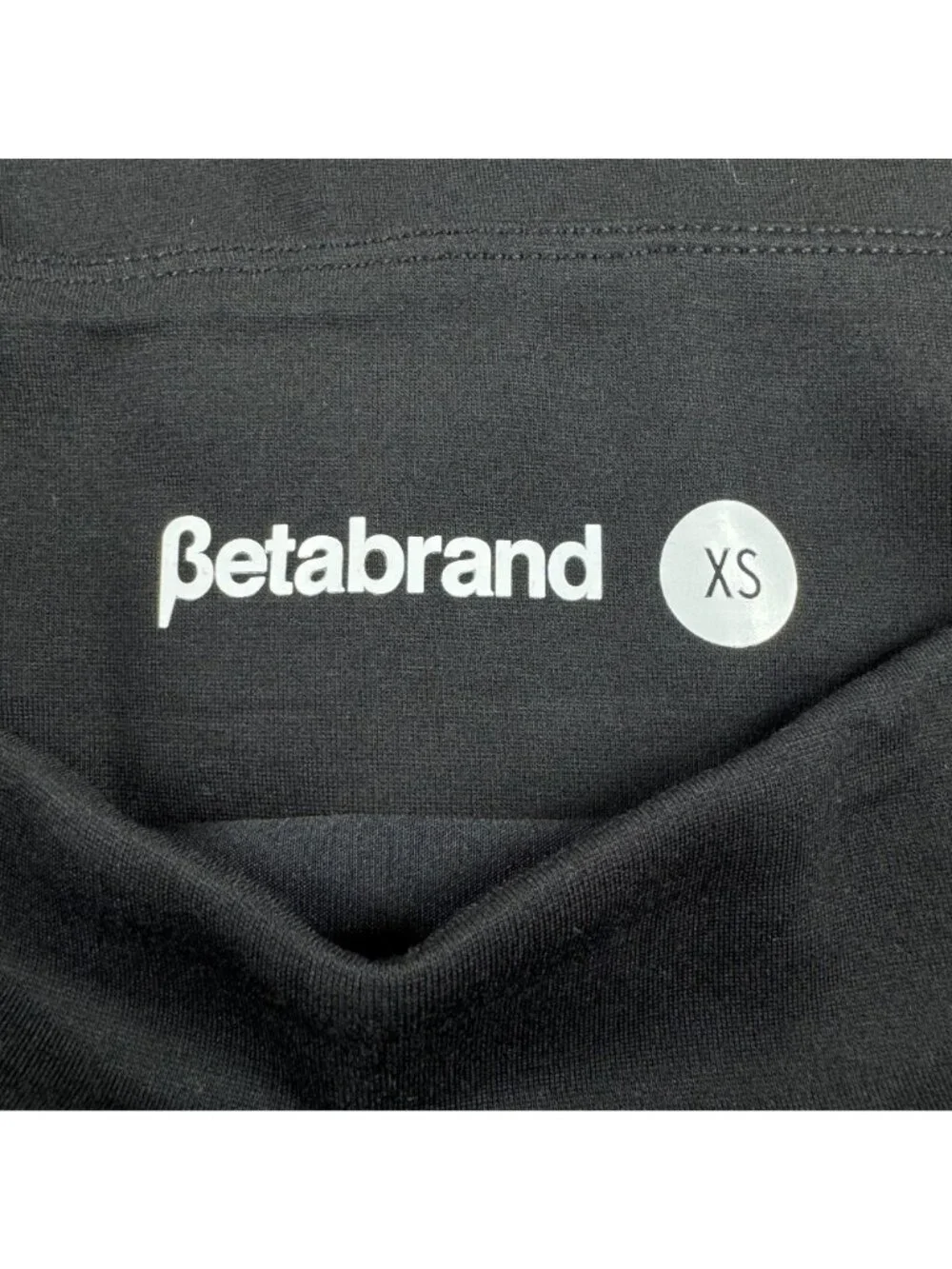 Betabrand A-Line Ponte Skirt Skort Black XS S Pockets Athleisure Work Wear Golf